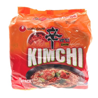 Nongshim Kimchi Shin Noodle Soup 120gx5packs